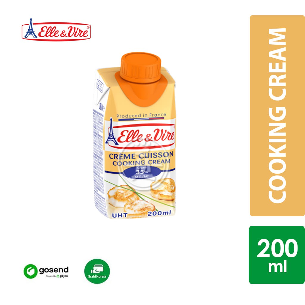 

Elle Vire Cooking Cream [200 ml] KHUSUS INSTANT