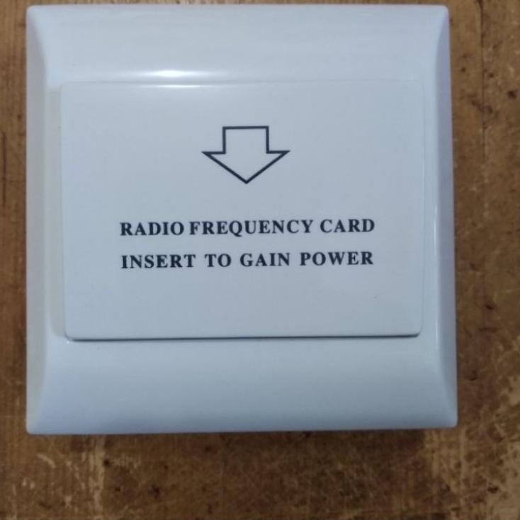 zgdx -42 Key Card Time Switch 13,56 mhz saklar lampu 13.56 mhz kartu kamar hotel apartment kos kosan