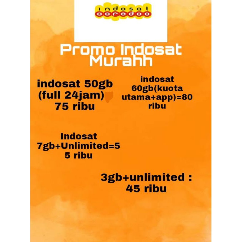 indosat 50gb