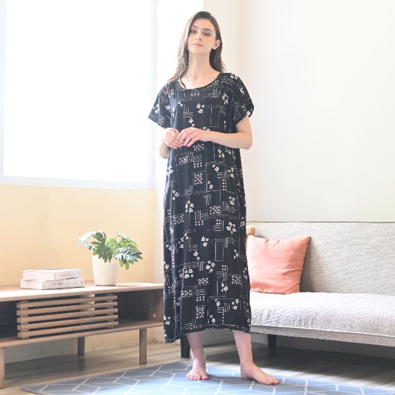 Daster Rayon HABEL NON BUSUI Panjang Semata Kaki-Habel 27