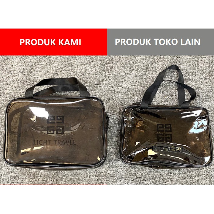 Medium Cosmetic Bag / Tas Kosmetik Transparan Ukuran Sedang - CB002