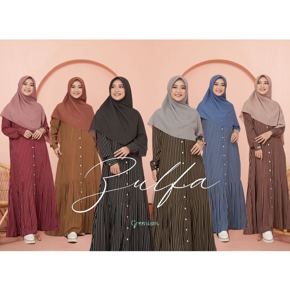 ZULFA DRESS || Gamis Syrai Original by Greenism