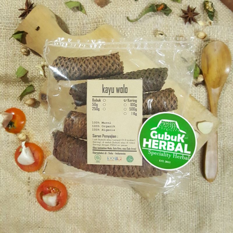 

KAYU WOLO KERING 500 GRAM - Oroxylum Indicum - MURNI - JSR - PREMIUM QUALITY