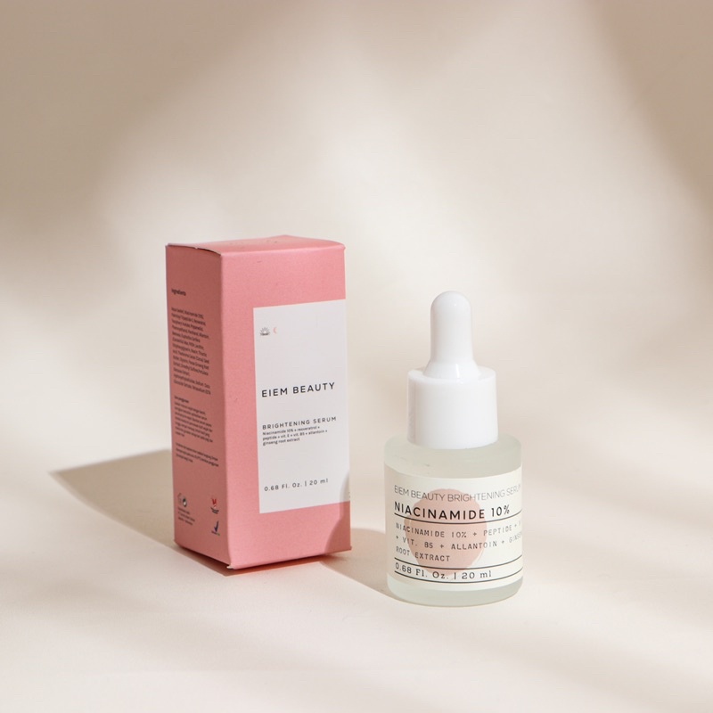 Eiem Beauty Brightening Niacinamide 10% Serum Wajah 20ml BPOM