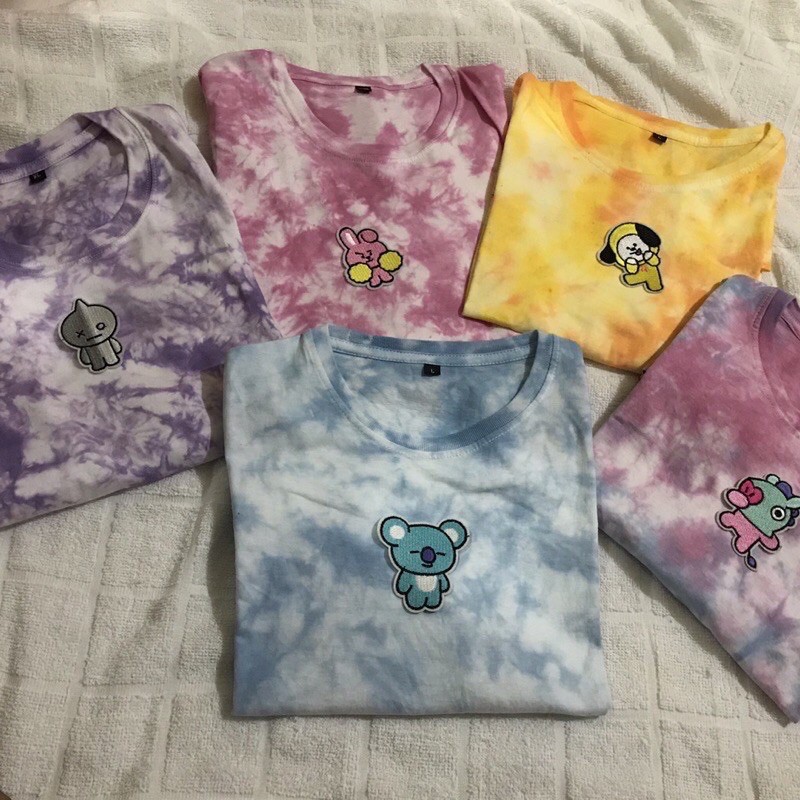 TIE DYE BTS ANAK  / BAJU BTS ANAK / TIE DYE KIDS (2TH - 6TH)