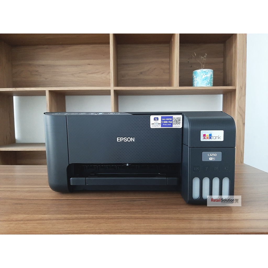 Printer AIO PSC Scan Fotocopy A4 WiFi - Epson L3250 Infus Tanki Warna