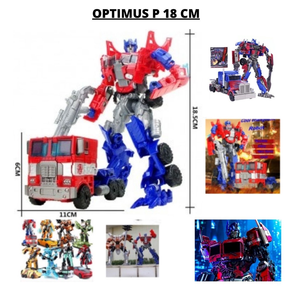 Mainan Robot Action Figure Transformer Optim P Red OMTHP6RE 111