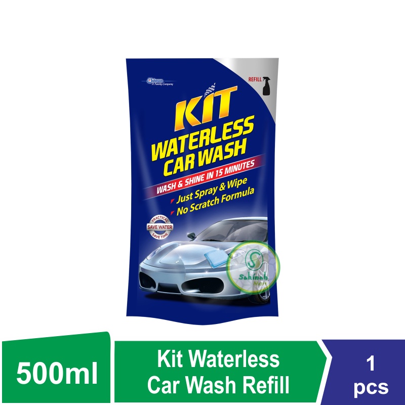 Kit Waterless Car Wash Pouch / Spray 500ml