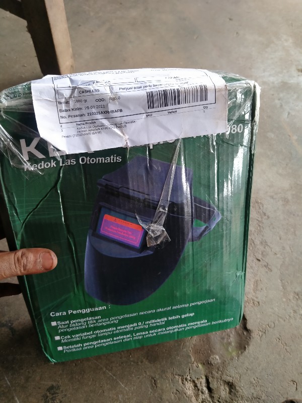Kedok Las Otomatis - Topeng Las Otomatis - Helmet Autodark Kualitas Bagus