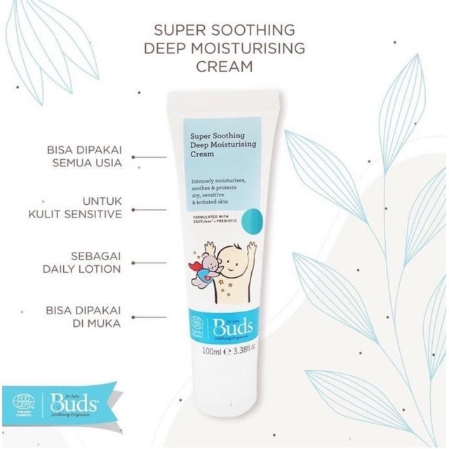 Buds - Super Soothing Deep Moisturising Cream 100ml