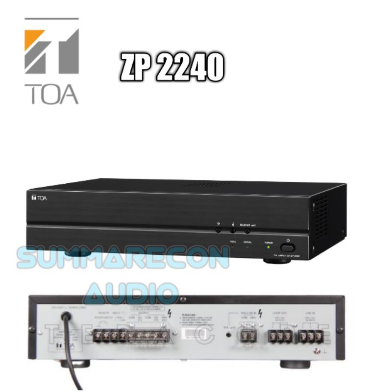 Amplifier Toa ZP 2240 Original Toa 240 Watt Garansi