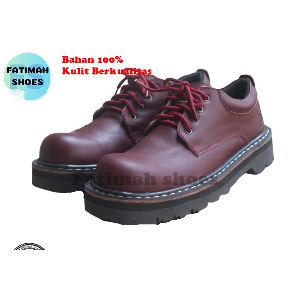 Sepatu Boots Low Kulit Pria Sepatu Boots Underground Pendek Pria Sepatu Pria Boots Kulit Murah