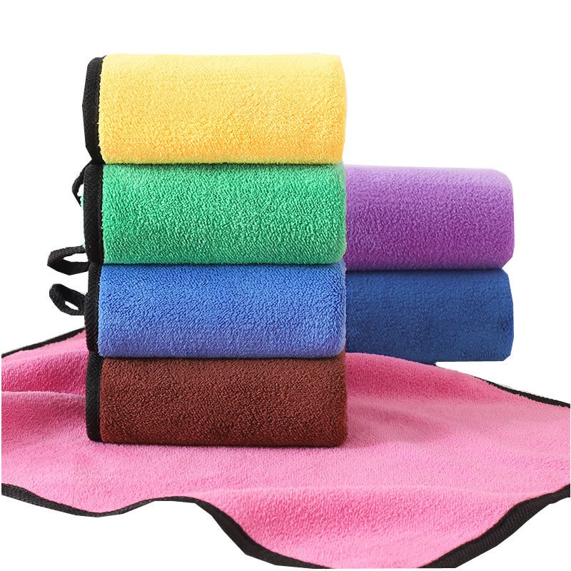 Kain Lap Microfiber Warna 500gsm 30*60cm 30*40cm 30*30cm Multi Fungsi Harga Pabrik