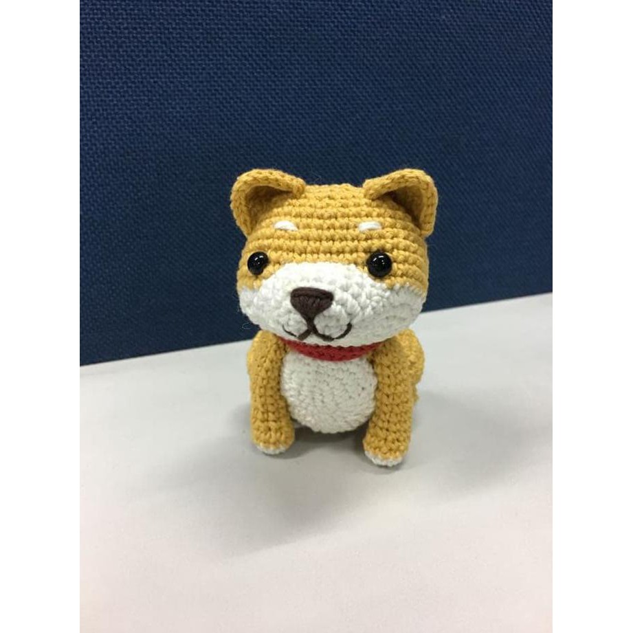 Shiba Inu Amigurumi Boneka Anjing Doggy
