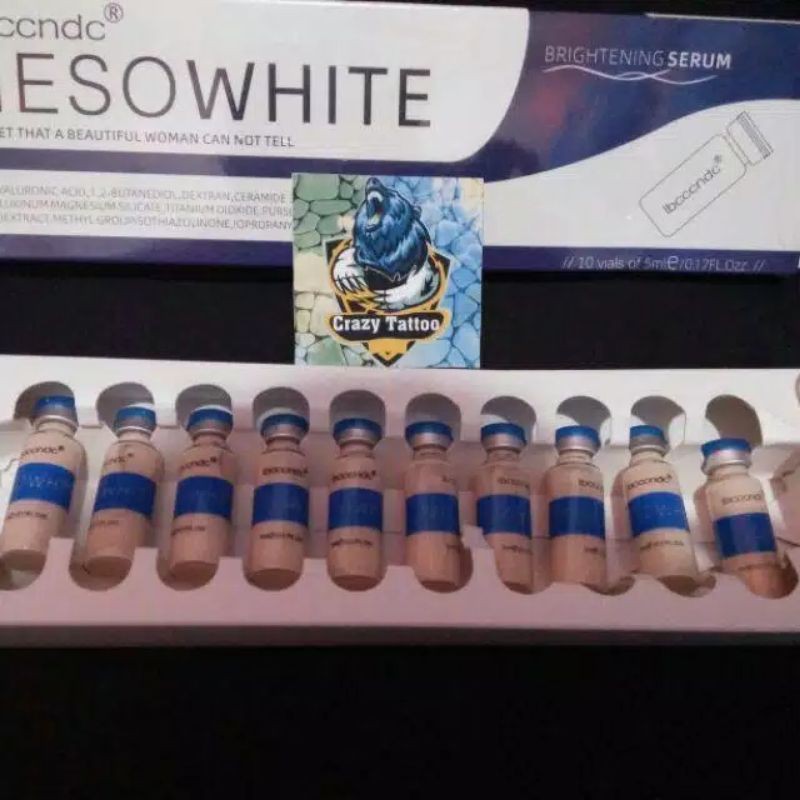 serum dermawhite mesowhite nano serum dermapen Bbglow mencerahkan dan memutihkan wajah dijual perbox