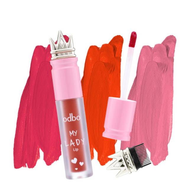 ODBO My Lady Set Eyeshadow #OD1035 Thailand / Mascara / Lip Tint Lipstick / Eye Shadow