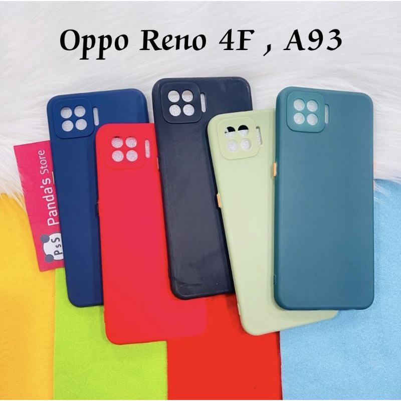 Case Oppo Reno 4F, F17 Pro, A93 Babycase + Pelindung Kamera, Makaron Full Color (PsS)