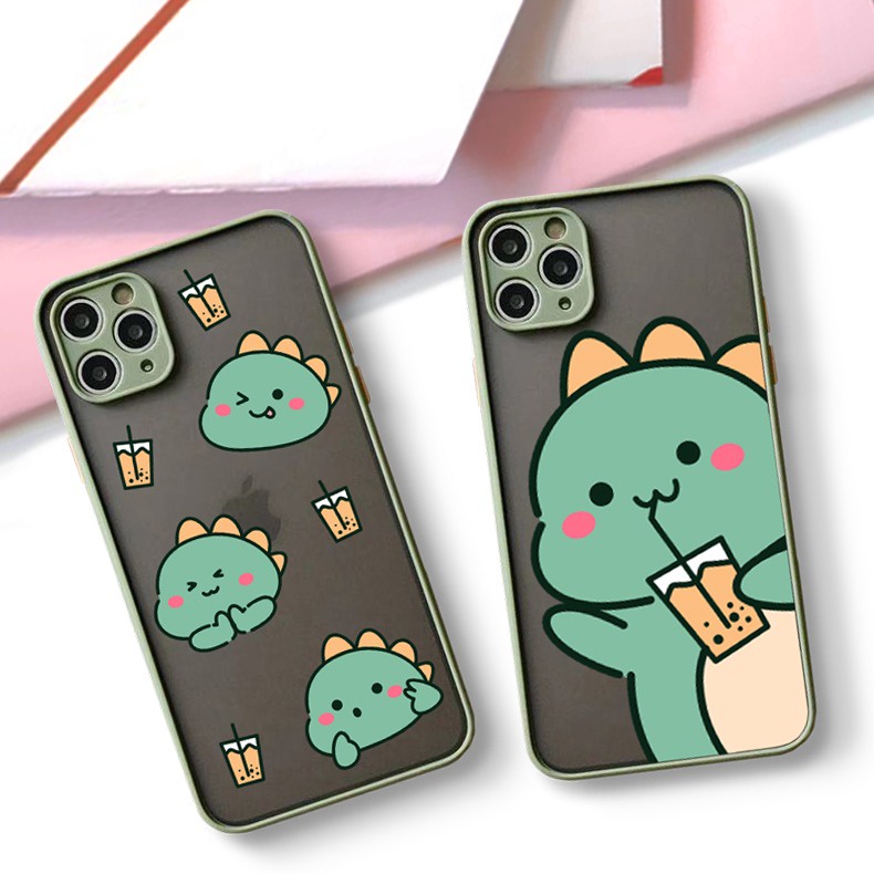 PRINTING HYBRID DINO DRINKING case infinix hot 9 play reno 6 4g oppo f7 a76 a96 4g a16k a16e