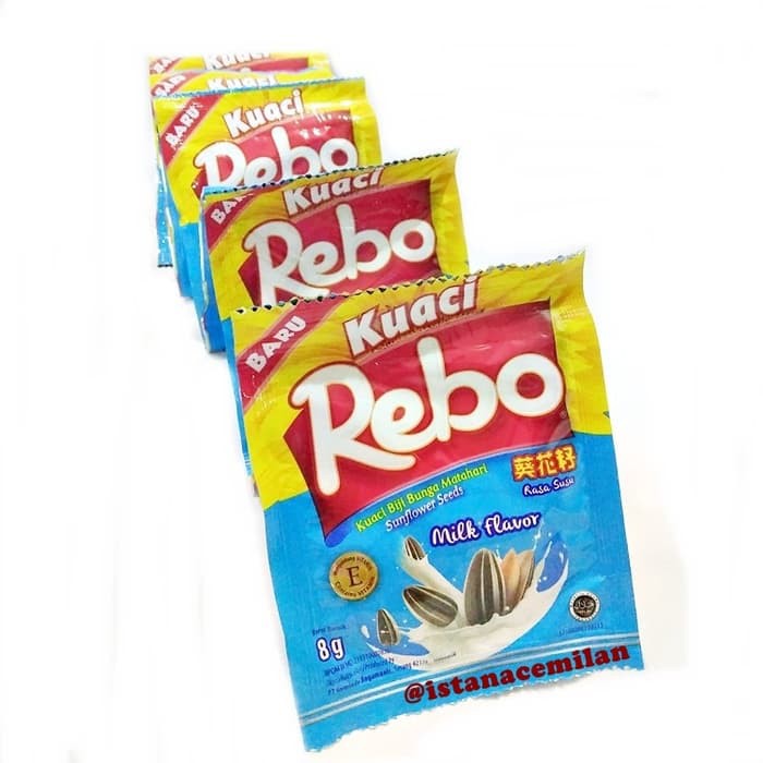 

Kuaci Rebo Milk Flavor (10 x 8Gr)