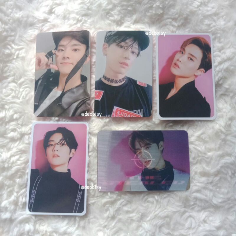 Photocard The Boyz Chase The Stealer Ver PC Changmin Q Juyeon Kevin Jacob Eric