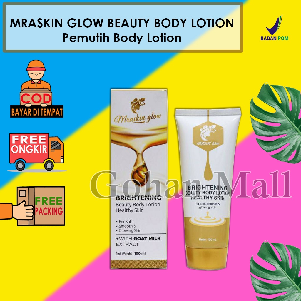 MRASKIN GLOW BODY LOTION BRIGHTENING BEAUTY BODY LOTION MRA SKIN GLOW MRASKIN GLOW MRASKINGLOW