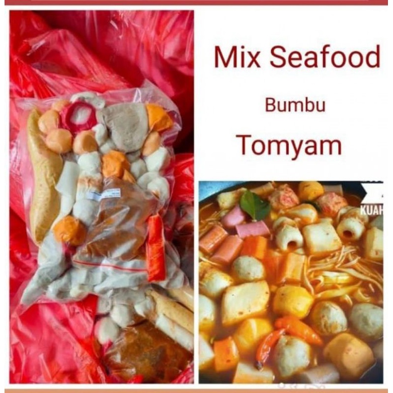 Aneka baso seafood suki tomyam (instan sameday Gojek)