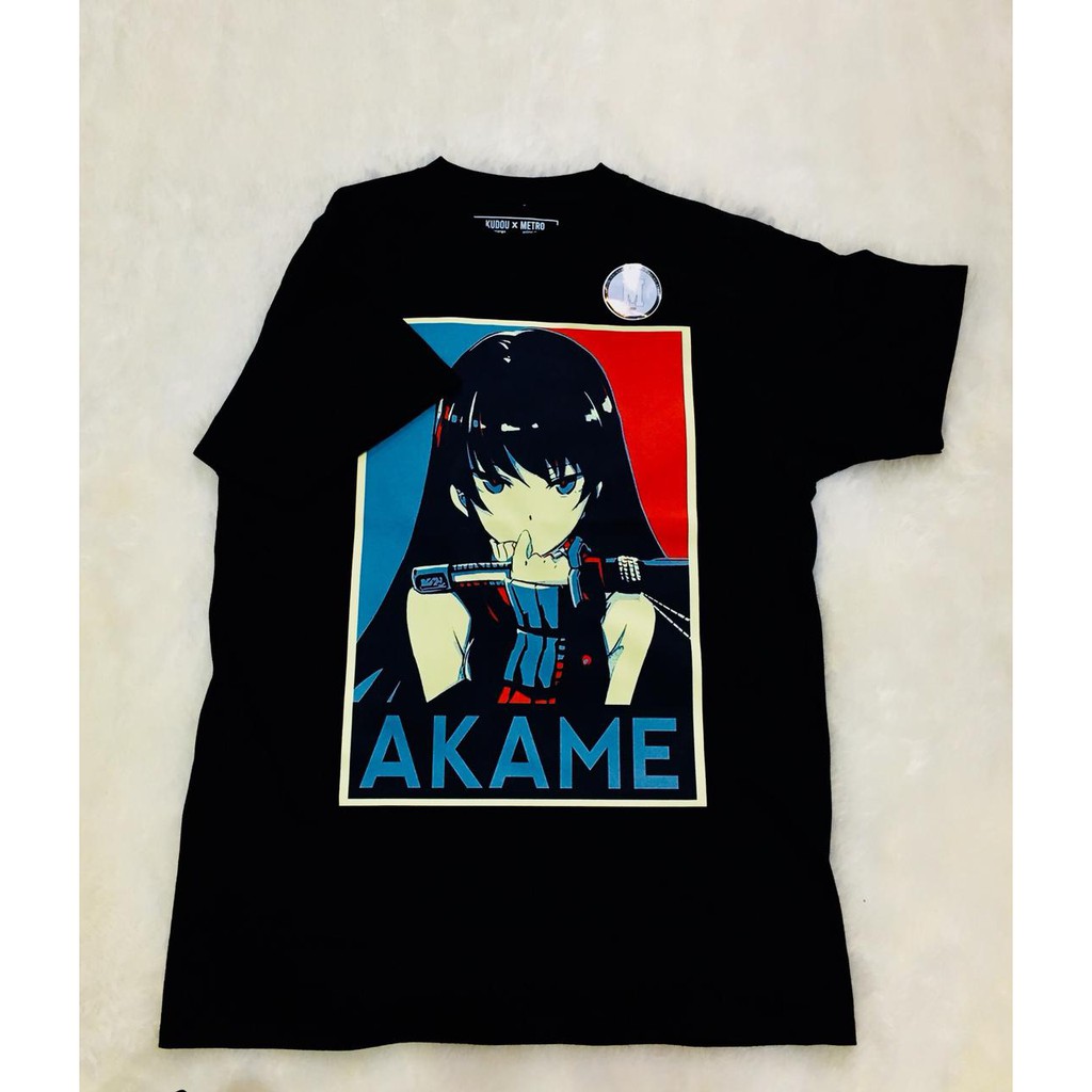 Tshirt Akame Chara Anime Akame Ga Kill Black Premium Quality