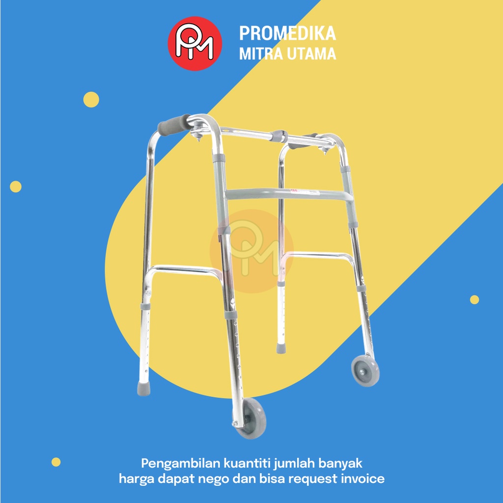 Walker dengn Roda Rollator Gea Medical FS912L