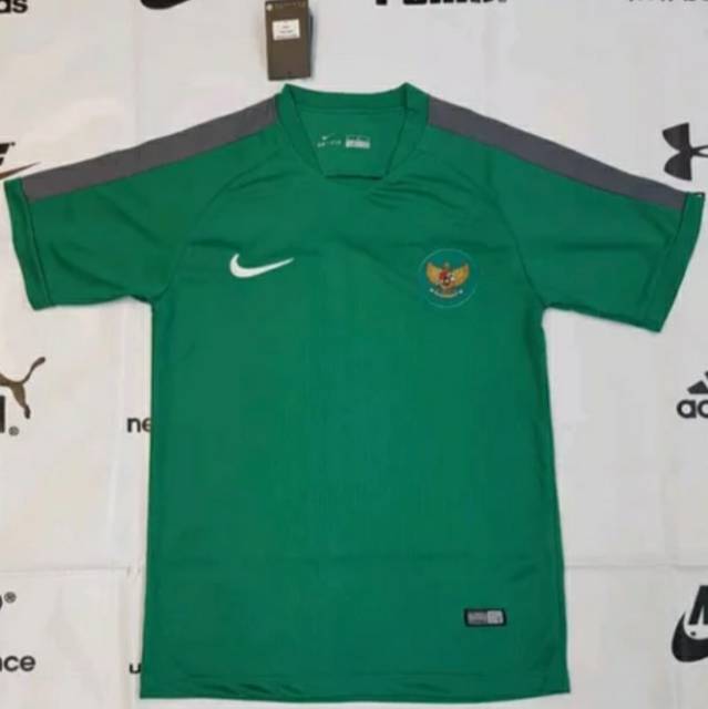 Jersey Timnas Grade Ori 2019 AUTHENTIC Training Hijau Kiper Indonesia Terbaru