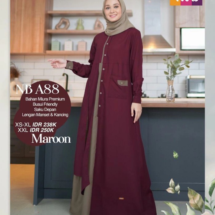 PREMIUM GAMIS DEWASA NIBRAS NB A88