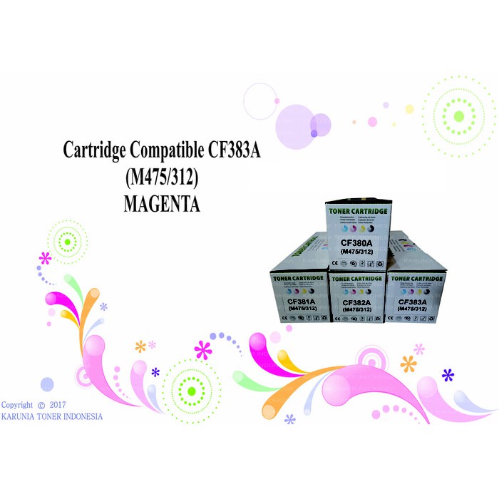 Catridge Compatible M351 M451 MFP M375 M475 CF382A MAGENTA