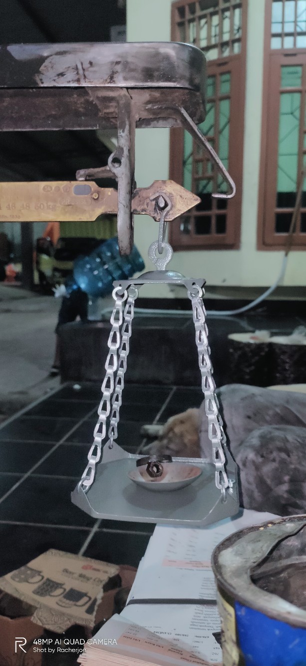 Ancak Bandul Gantungan Bandul Timbangan Mekanik Manual Timbangan Cahaya Adil 150, 300, 500kg