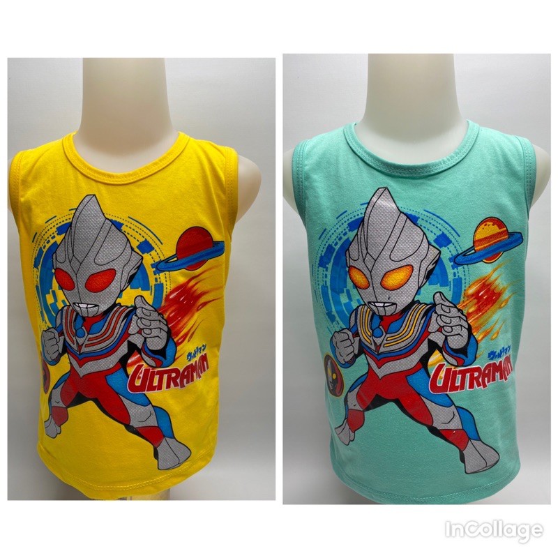 Singlet anak laki-laki-singlet ULTRAMAN 1-10 tahun