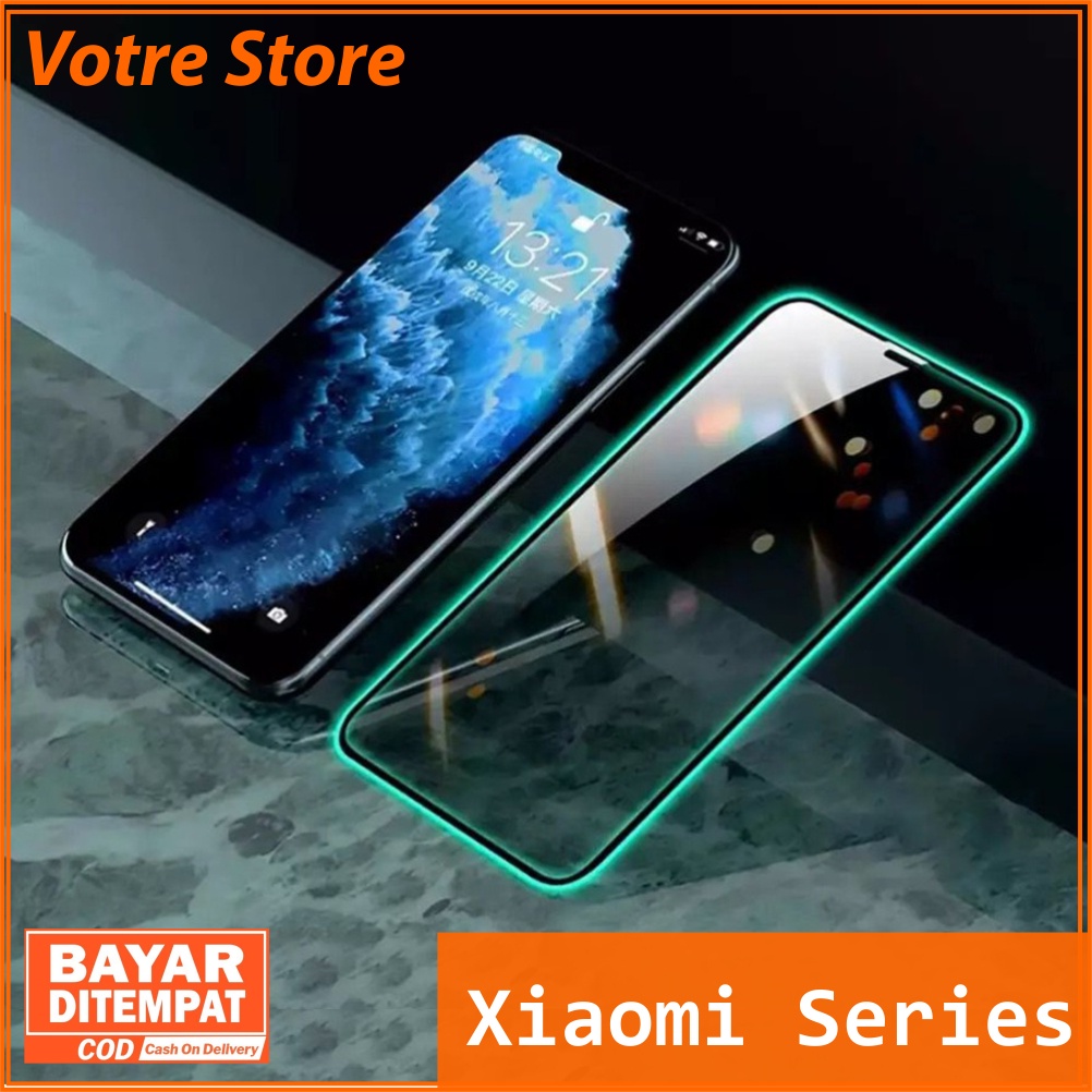 Tempered Glass Neon Redmi 9 9A 9C 10 10 Prime Redmi Note 9 Note 9 Pro Note 10 Note 10S Note 10 5G No