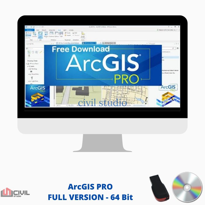 Jual Software Esri ArcGIS Pro 1.2 - Full Versio Lifetime (DVD) | Shopee ...