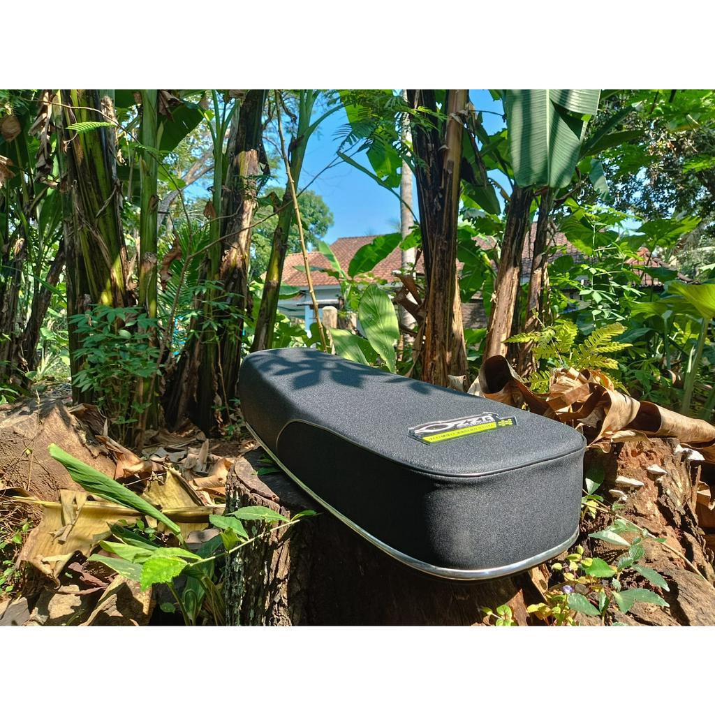 Jok CB kulit Amplas Logo OZZA kualitas anti gembos,jok cb AMPLAS