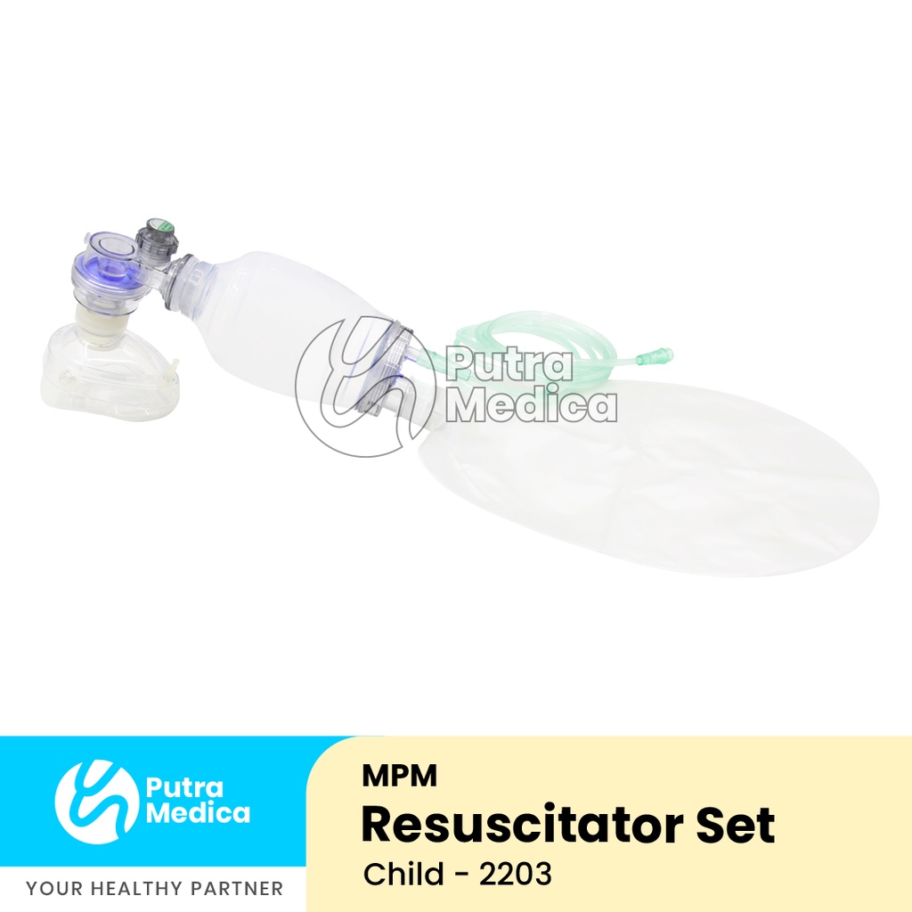 MPM Ambubag [Anak] / Ambu Bag / Amboe Bag / Silicone Manual Resuscitator / Alat Resusitasi