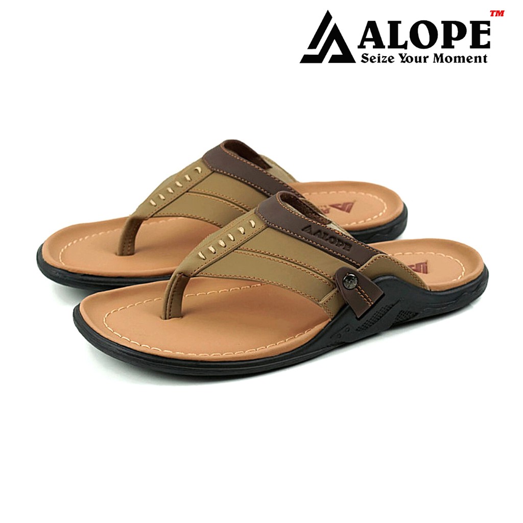 Sandal Sendal Sadal Sedal Sndal Srandal Pria Jepit Casual Korea Gunung Tali Slides Kulit Asli Tebal 