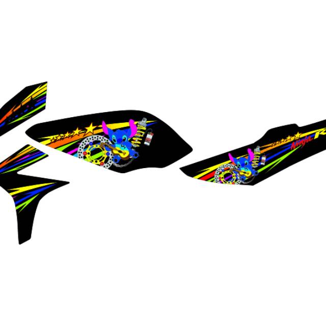 Striping ninja variasi striping ninja r variasi striping thailook sticker variasi