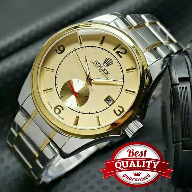 LIMITID EDITION  JAM TANGAN PRIA ROLEX OYSTER AUTOMATIC RANTAI BESI BERVARIASI
