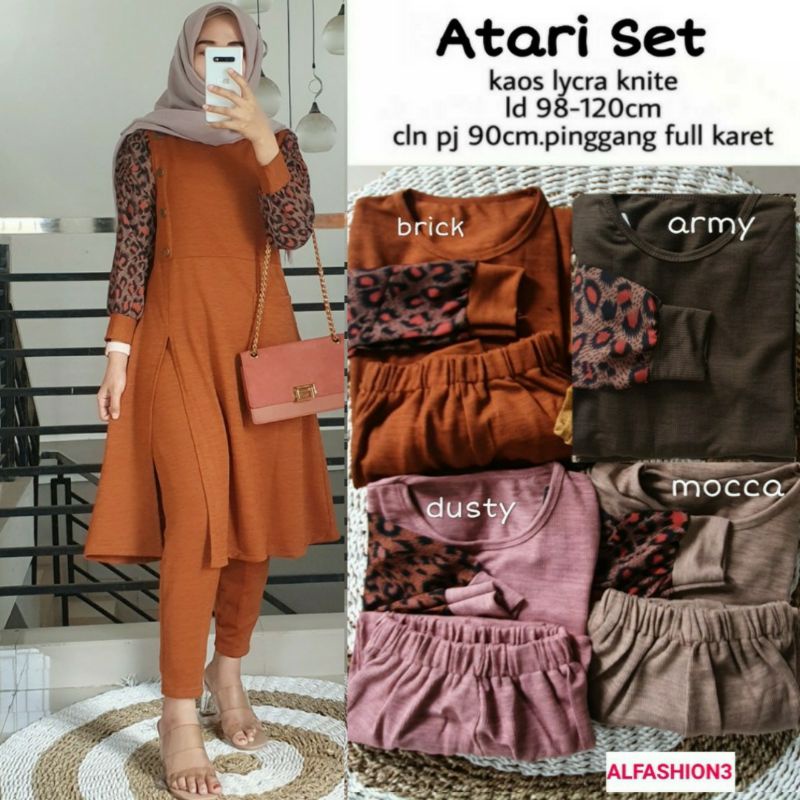 116 SETELAN LYCRA KNIT >> ATARI SET BY ALFASHION
