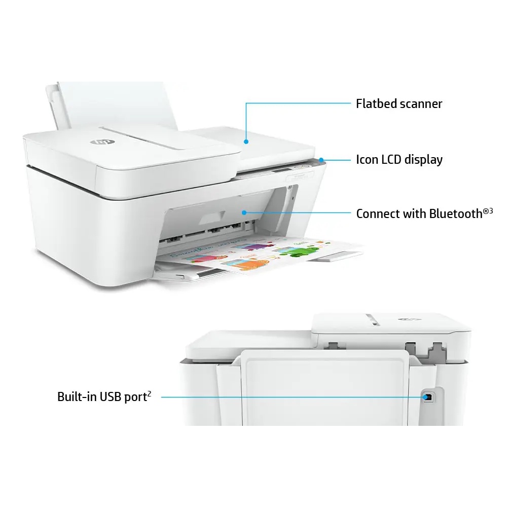 PRINTER HP DESKJET 4176 ALL IN   ONE WIFI / HP DESK JET 4176   AIO PRINT SCAN COPY GARANSI   RESMI