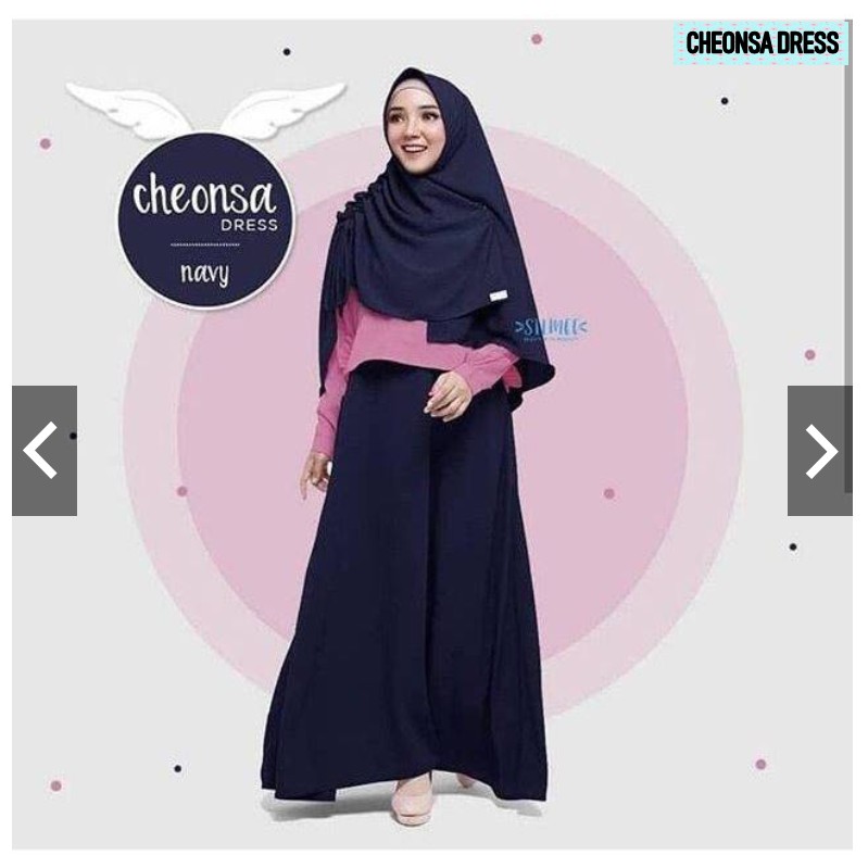 Kb99 New Cheonsa Set Setelan Hijab Modern Gamis Syari Remaja Baju Murah Dress Muslim Shopee Indonesia