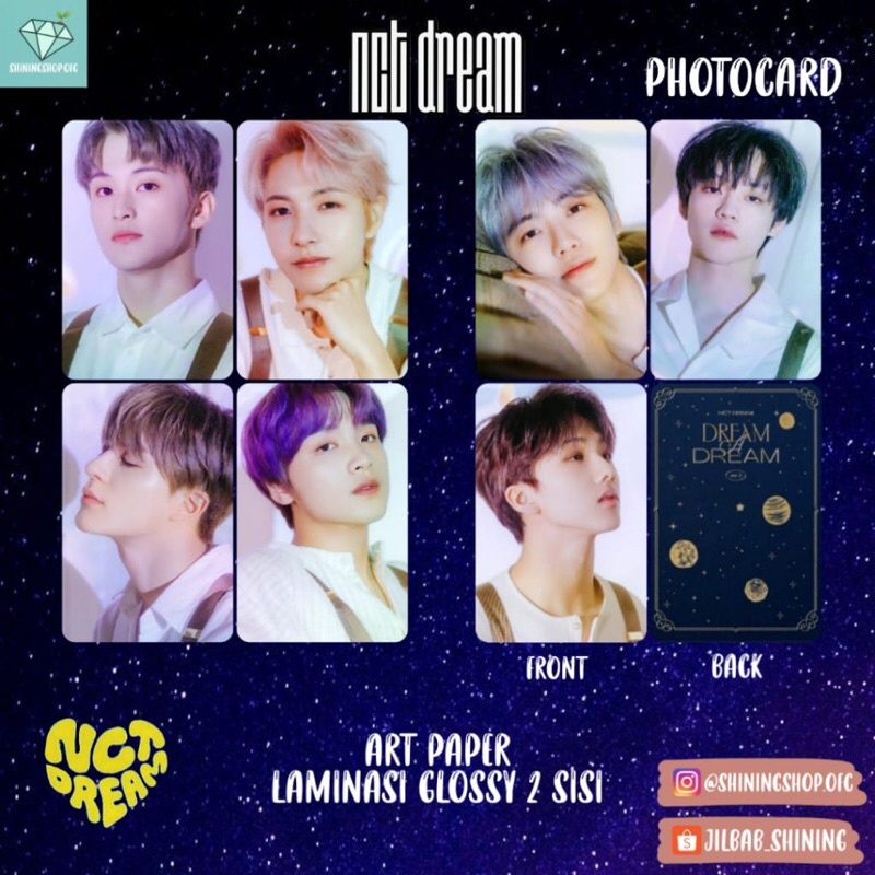 [unofficial]1set/7pc dream a dream photobook ver2/nct dream dream a dream
