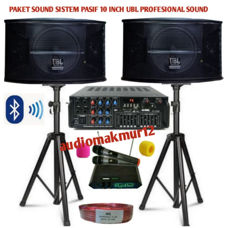 Paket sound system karaoke set 10 inch UBL termurah