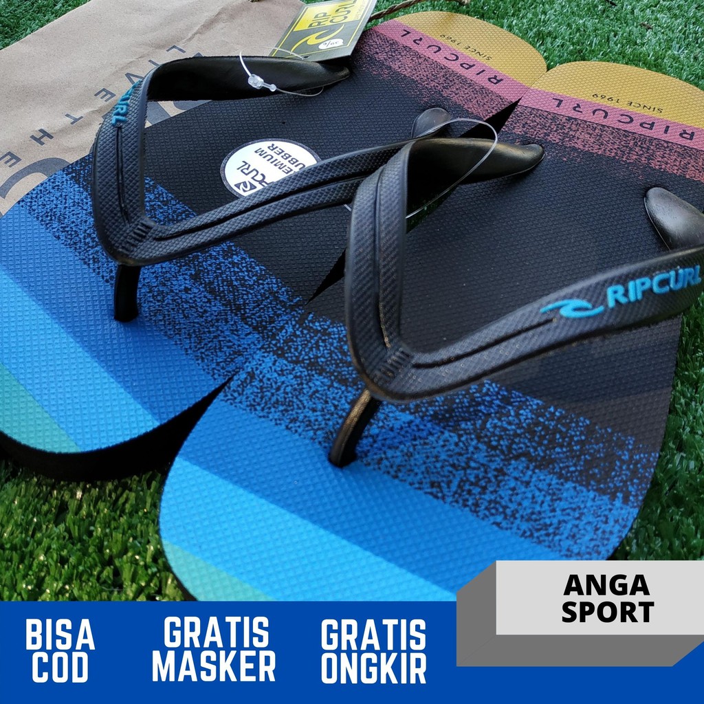 SANDAL RIPCURL PRIA / SENDAL JEPIT CASUAL / SANDAL DISTRO / SANDAL SURFING / SANDAL SANTAI RUMAH