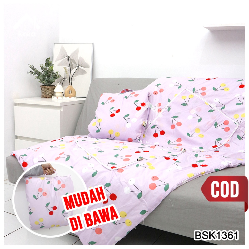 BANTAL SELIMUT 2 in 1 BAHAN KATUN CVC