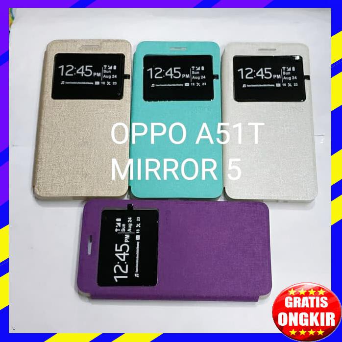 ACC HP OPPO MIRROR 5 A51T FLIP COVER