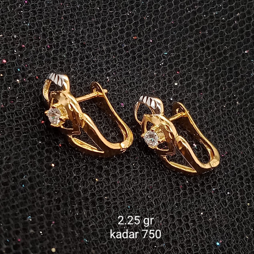 Anting Emas 17K - 2.25 gr Kadar 750 - 599