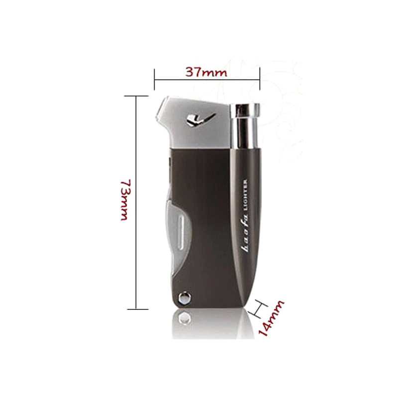 Firetric Korek Api Gas Butane Torch Jet 1300C Windproof - BCZ-230-Gun Metallic